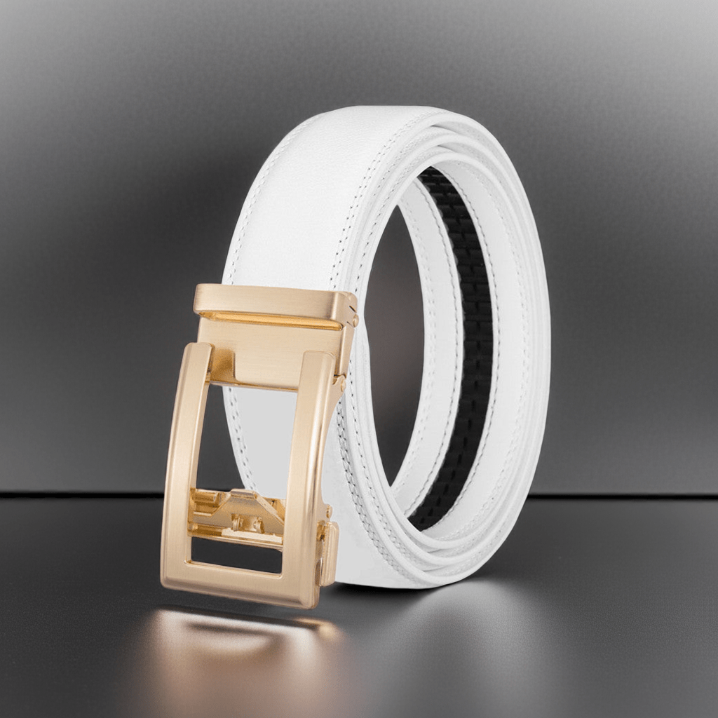 Automatikgürtel Damen goldfarbige Schnalle, KIKI - Mix & Match - edelschnalle