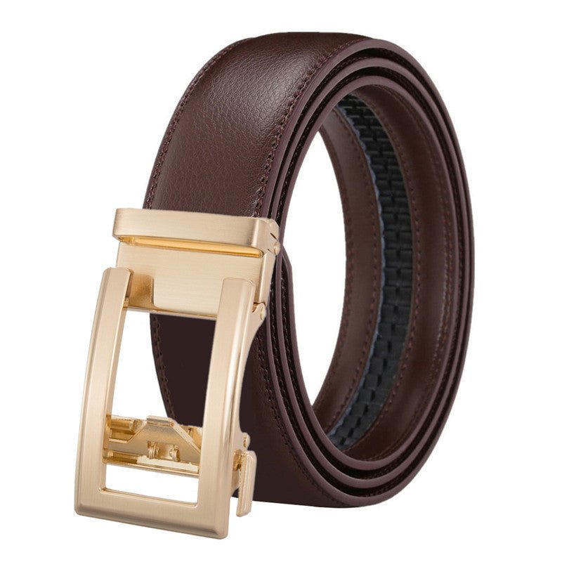Automatikgürtel Damen goldfarbige Schnalle, KIKI - Mix & Match - edelschnalle