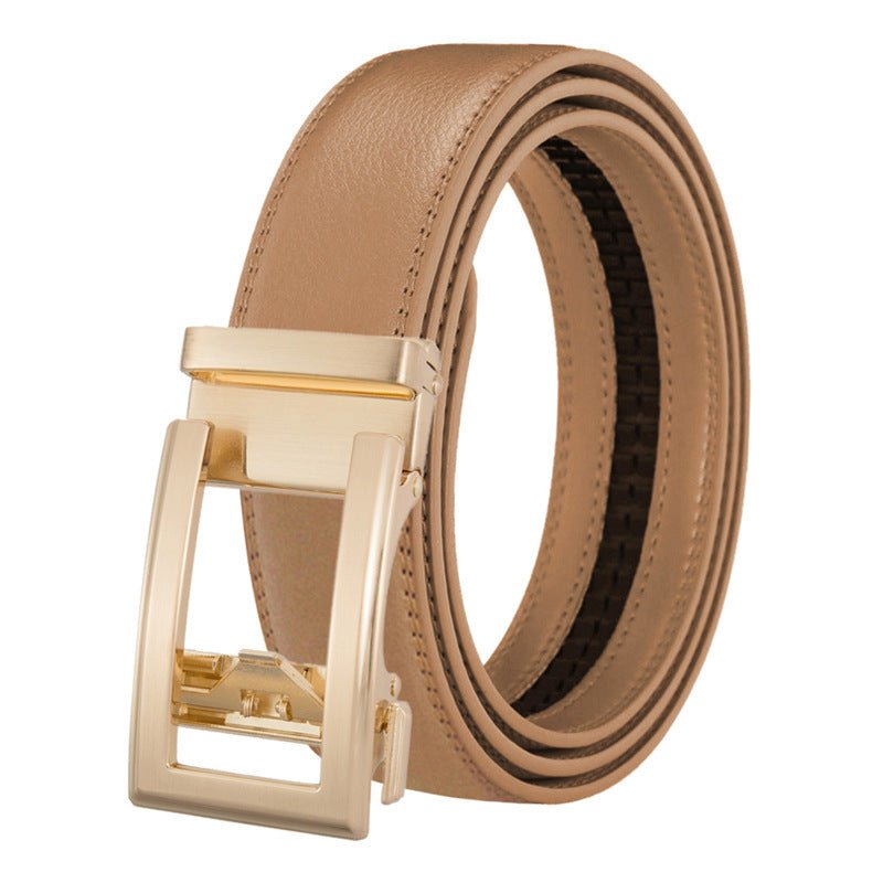 Automatikgürtel Damen goldfarbige Schnalle, KIKI - Mix & Match - edelschnalle