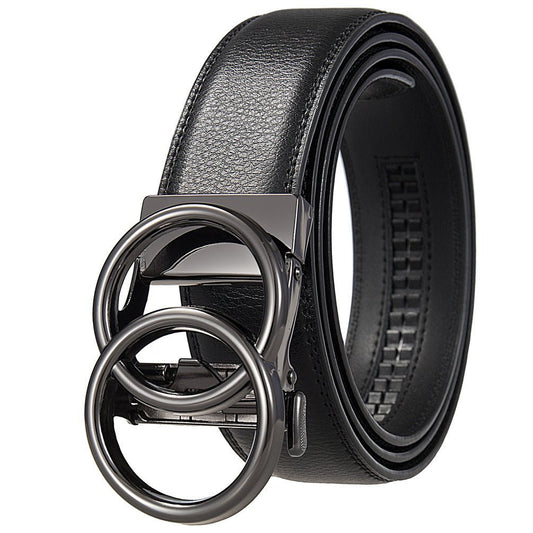 Automatikgürtel Damen und Herren schwarze Schnalle, Velna - Mix & Match - edelschnalle